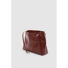 Shule Bags Bigger Kadın Omuz Çantası Oslo Taba