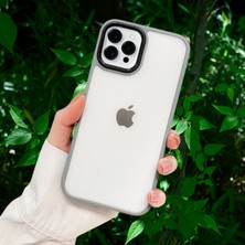 TLP Apple iPhone 11 Pro Yanları Renkli Silikon Parlak Arka Yüzeyli Tiger Hibrit Kapak