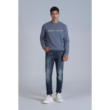 Lufian Jasper Smart Jean Erkek Pantolon Slim Fit Mavi