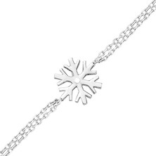 Altın Sepeti Gümüş Sade Kartanesi Bileklik