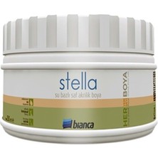 Bianca Stella Su Bazlı Saf Akrilik Ahşap Boyası 0,25 Lt