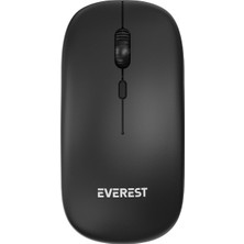 Everest SM-BT12 Siyah 2,4 Ghz + Bt Kablosuz Mouse