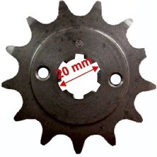 Motospartan SYM WOLF 250 ÖN DİŞLİ  13T İÇ 20MM 6 TIRNAKLI 2 DELİKLİ ÖN (520 Z
