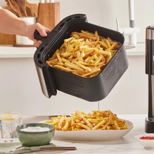 Karaca Xxl 9 Litre Geniş Hacimli 8 Kişilik Premium Airfryer | Zamanlayıcı | Kolay Temizleme | Inox Gövde | Onerous Hassas Tartı Hediye