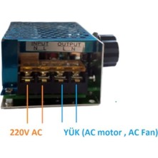 Ceta 4000W Dimmer Ac 220V Motor Hız Kontrol Devresi