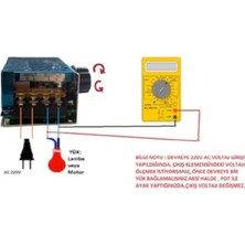Ceta 4000W Dimmer Ac 220V Motor Hız Kontrol Devresi