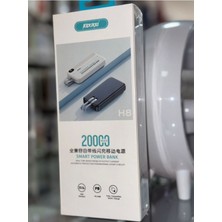 Aysa GSM Yk 22.5W Type-C ve Lightning Kablolu LED Göstergeli Süper Şarj 20000 mAh Powerbank