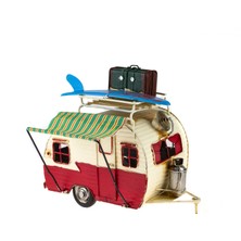 Uzman İthalat Dekoratif Karavan Metal Karavan Klasik Model 25  cm