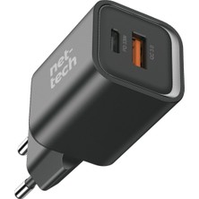 NT-HCH07 2 Girişli 33W Gan Pd Qc Şarj Adaptörü