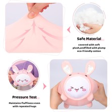 Fendii Sevimli Kedi Tavşan Peluş Yastık 20.32 cm Yavru Tavşan Dolması Hayvan Yumuşak Kawaii Kedi Peluş Oyuncak Tavşan Kostüm Oyuncak Çocuklar Hediye (Yurt Dışından)