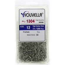 Captain Youvella 1304 Çapari Iğnesi Düz 10.000'LI Paket Galvaniz 12