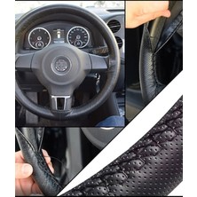 Automod Fiat Fiorino 2011 Direksiyon Uyumlu Koruyucu Dikme Kılıf Terletmez Suni Deri Siyah