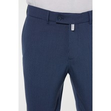 Çizgili Laci Kumaş Pantolon 2846-1 46