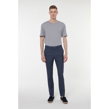 Gri Ekose Kumaş Pantolon 2739-3 44