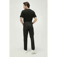 Andrea Nicolotti Siyah Kot Pantolon J52-1 36