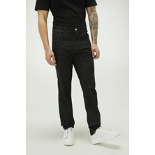 Andrea Nicolotti Siyah Kot Pantolon J52-1 36
