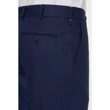 Koyu Lacivert Kumaş Pantolon 2728-4L 44