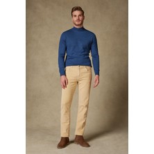 Andrea Nicolotti Bej Kadife Pantolon J27-4 38