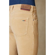 Andrea Nicolotti Bej Kadife Pantolon J27-4 38
