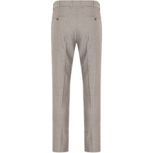 Andrea Nicolotti Bej Balık Sırtı Pantolon 880-1 46
