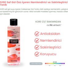 Celleanser 100% Saf Gül Özü Içeren Kuru Ciltler Için Nemlendirici, Yatıştırıcı Ve Besleyici Yüz Tonik