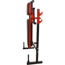 Tekno Trust HF800 Kırmızı Katlanabilir ve Ayarlanabilir Bench Press Sehpası