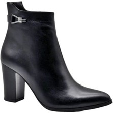 Venüs 2355801 Kışlık Siyah Deri Bot