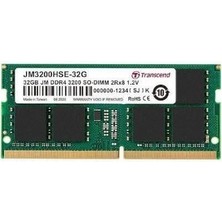 Transcend 32GB Ddr4 3200MHZ CL22 Notebook Ram Value JM3200HSE-32G