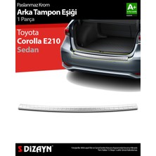 S-Dizayn Toyota Corolla Krom Arka Tampon Eşiği 2019 Üzeri