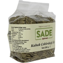 Sade Gurme x 2 Paket Kabak Çekirdeği Içi 250 gr