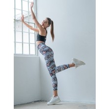Lismina Yılan Desen Ekstra Yüksek Bel Spor Tayt