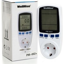 Wellhise PM002+ Wattmetre Enerji Ölçer 16A 3680W