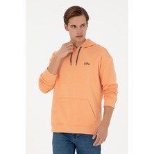 U.S. Polo Assn. Erkek Turuncu Basic Sweatshirt 50295149-VR202