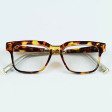 Leopar Desen Unisex Mavi Işık Filtreli Blue Block Ekran Gözlüğü