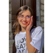 Cat Eye Mety Mavi Işık Korumalı Blue Block Ekran Gözlüğü