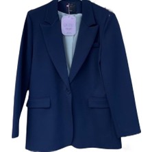 Deseo Boutique Kadın Siyah Renk Şık Blazer Ceket