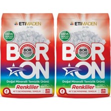 Boron Doğal Mineralli Toz Temizlik Ürünü 4 kg - Renkliler 2 Adet