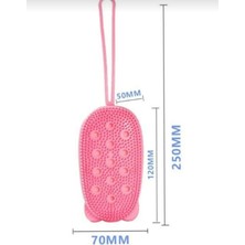 Homelife's 2 Adet Banyo Hamam Lifi Silikon Sünger Hazneli Duş Lifi Vücut Kesesi