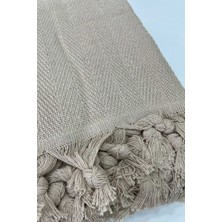 Uğur Home 200x230cm Çift Kişilik Bağlamalı Saçaklı Pike