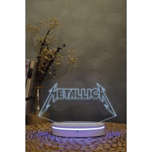 Yubi Design Metallica - 3 Boyutlu 16 Renk Dekoratif Gece Lambası 3d