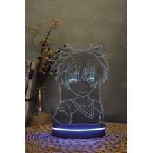 Yubi Design Nagisa Shiota , Assasination Classroom - 3 Boyutlu 16 Renk Dekoratif Gece Lambası 3d