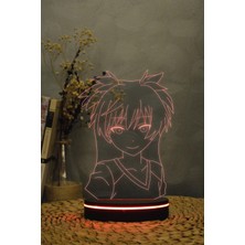 Yubi Design Nagisa Shiota , Assasination Classroom - 3 Boyutlu 16 Renk Dekoratif Gece Lambası 3d