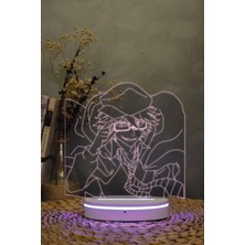 Yubi Design Ranpo Edugawa - Bungou Stray Dogs - 3 Boyutlu 16 Renk Dekoratif Gece Lambası 3d