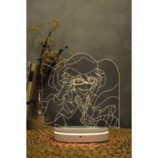 Yubi Design Ranpo Edugawa - Bungou Stray Dogs - 3 Boyutlu 16 Renk Dekoratif Gece Lambası 3d