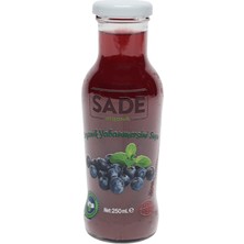 Sade Organik x 2 Şişe Yaban Mersini Suyu 250 ml