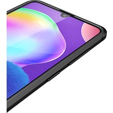 Newface Samsung Galaxy A31 Kılıf Focus Derili Silikon - Siyah 13