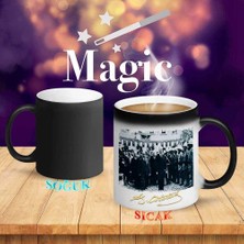 Asilmeydan Mustafa Kemal Atatürk Saygı Duruşu Sihirli Kupa Bardak-ataturk682