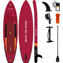 Skatinger Chance Red Touring 350X82X15 cm Şişme Sörf Tahtası Full Set Sup Paddle Board