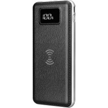 Store IP-G10W 10000 mAh LCD Göstergeli Kablosuz Powerbank Siyah Taşınabilir Pil Şarj Cihazı