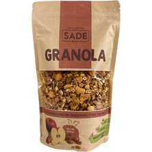 Sade Gurme x 4 Paket Elma Dut Kurusu Fındıklı Granola 360 gr